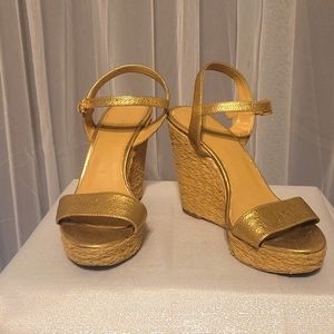 Very Clean!  Michael Kors | Jill Espadrille Wedge Sandals Size 7.5